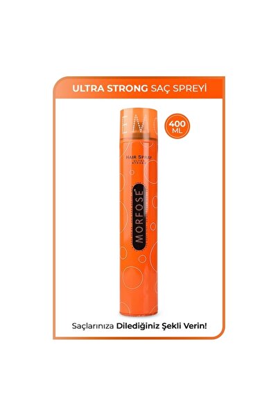 Morfose SAÇ SPREYİ 400ml TURUNCU ULTRA STRONG