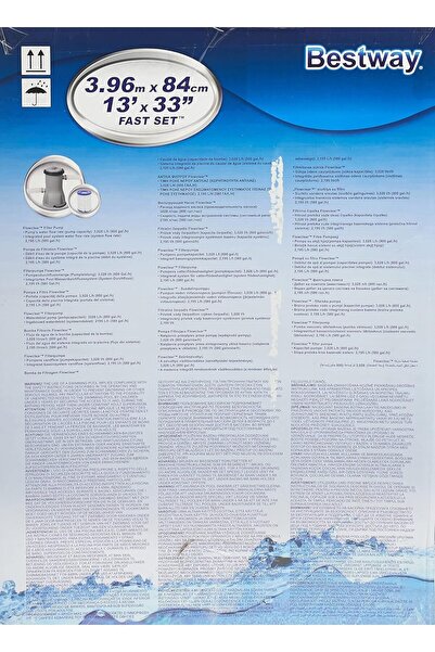 BESTWAY Fast Set Pool Set 396 x 84 cm (Model 26-57376)