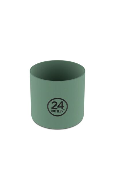 24 Bottles حافظة سيليكون خضراء صغيرة