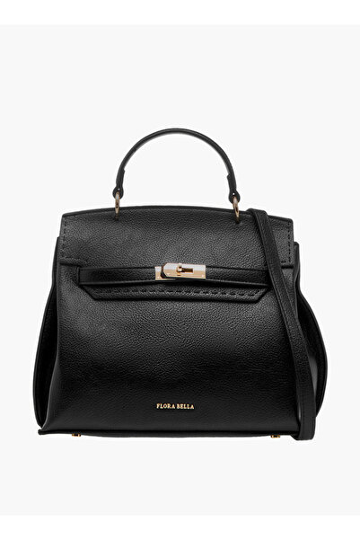 Flora Bella by Shoexpress Solid Satchel Bag with Twist Lock Closure - D 28.5 cms