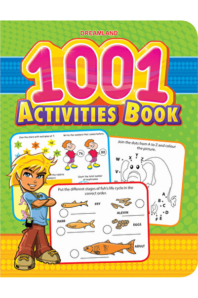 dreamland 1001 Activities Book- Fun Activities of Word Searches,Puzzles & Col...