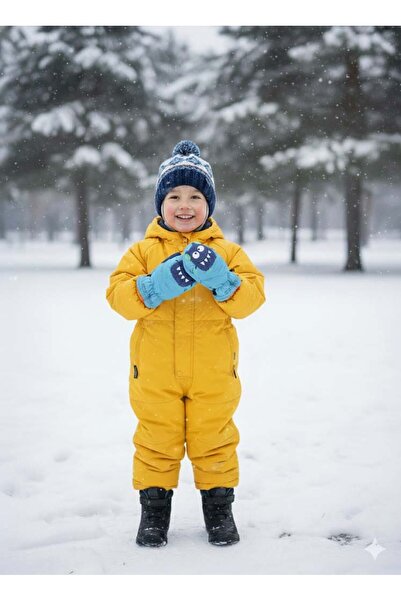 MİNİKO KİDS Ki̇tti̇ 420-15 1-3 Year Old Snow Skiing Gloves