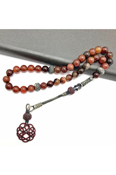 KANUNİ TESBİH Rozariu din piatră de agat originală Kazaziye Design