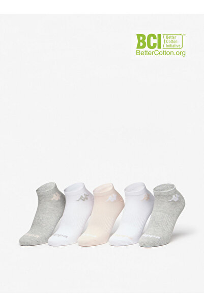 Kappa Logo Detail Ankle Length Sports Socks - Set of 5