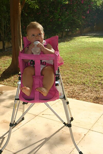 FASHION ACADEMY CAMELKIDZ Folding Travel High Chair Suitable For Babies For 6 Months To 3 Years