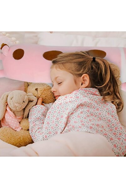 AYEBIA Lovely Plush Cat Doll Cute Cartoon Soft Stuffed Kitten Pillow Long Sleeping Pillow Doll 50cm