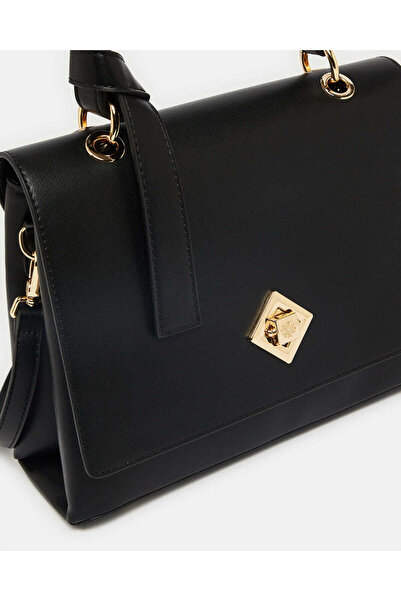 REDTAG Women Black Embellished Day Bag