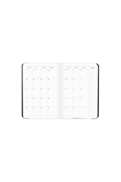 KESKİN COLOR Keskin 2026-A5 Hardcover Limited Edition Weekly Agenda - Burgundy