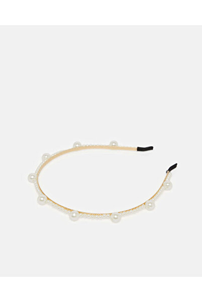 REDTAG Women White Embellished Headband Set (2 Piece)
