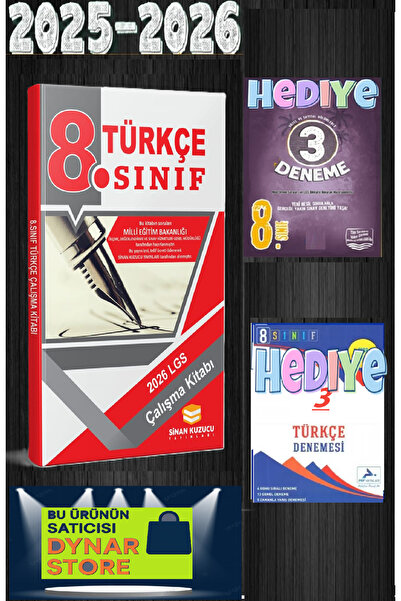 SİNAN KUZUCU YAYINLARI Sinan Kuzucu 8. SINIF 2026 MEB TÜRKÇE ÇALIŞMA KİTABI (...