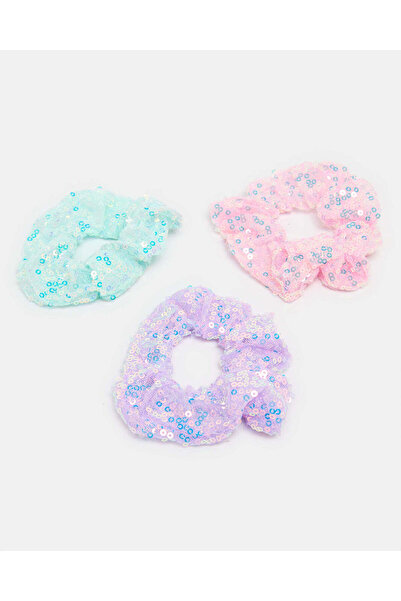 REDTAG مجموعة ربطات شعر مزخرفة متنوعة للبنات (عبوة من 3 قطع)