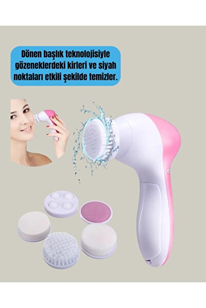 Duffa 5 Başlıklı Cilt Temizleme Cihazı Seti Yüz Bakım Cihazı Yüz Temizleme Ci...