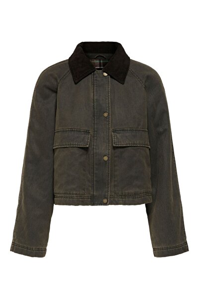 ONLY Onljanet Short Jacket Cc Otw Women's Gray Coat - 15350379