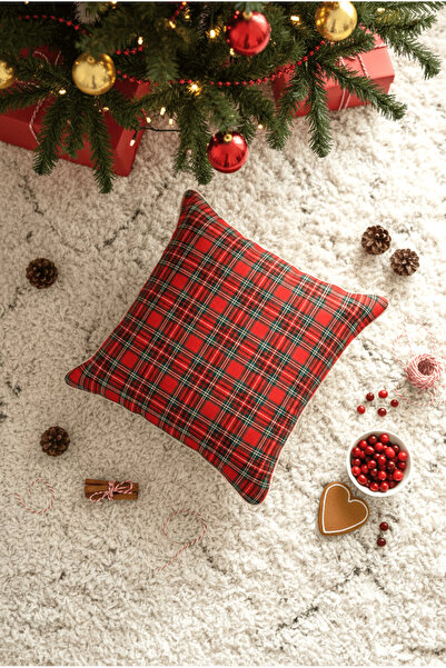 FH finehome Plaid Checkered Throw Pillow Cover 45X45Cm