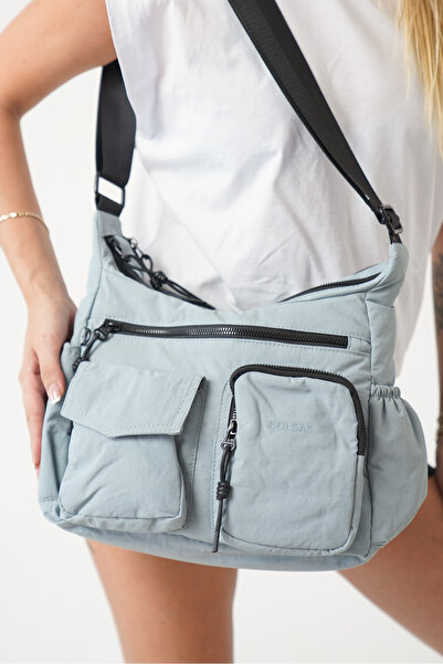 Solo Bag Women's Multi-Compartment Waterproof Crinkle Casual Crossbody Bag