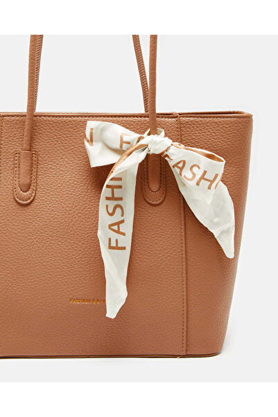 REDTAG Women Brown Day Bag With Scarf