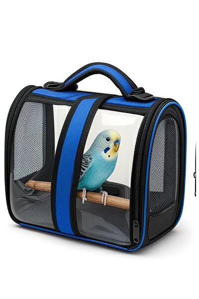 Ksburda Kuş Taşıma Çantası Mavi