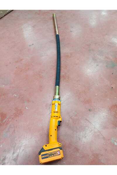 Kaya Makina hafif inşaat makinaları Beton Vibratörü Şarjlı Matkap Tip Çift Batarya