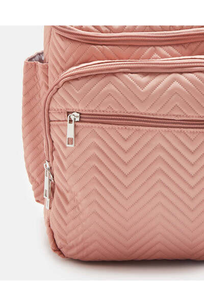 REDTAG Pink Textured Diaper Bag