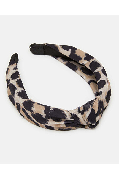 REDTAG عصابة رأس نسائية مزينة باللون البني