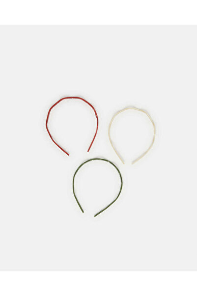 REDTAG Girls Assorted Headband Set (Pack of 3)