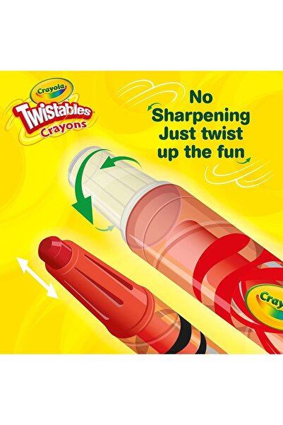 Crayola Twistable Crayons Coloring Set, 24 Count (Silly Scents)