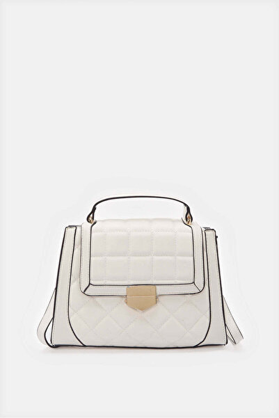 REDTAG Women White Embellished Day Bag