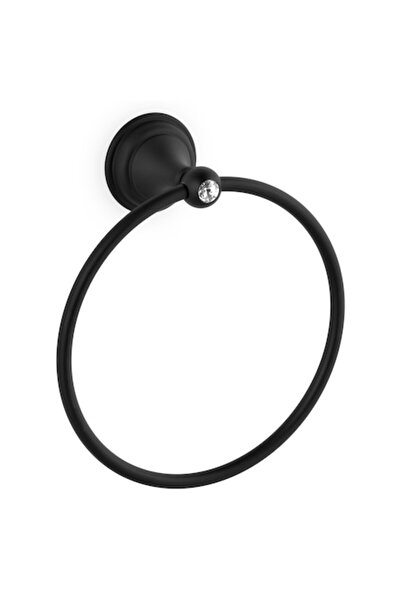 Maison Mex Suport prosop, PRECIOUS, L.18 l.7 H.20 cm, negru