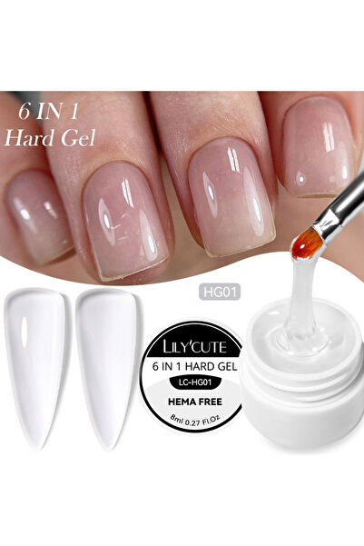 Born Pretty UR Sugar 6 in 1 Hard Gel/6in1 Yoğun Kıvamlı Jel(HG01)-8ml