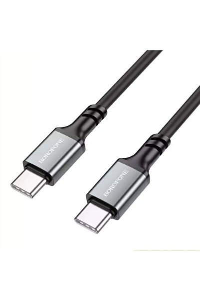 Borofone Type-C data cable, 60W, 1m — Famous (black, BX83)