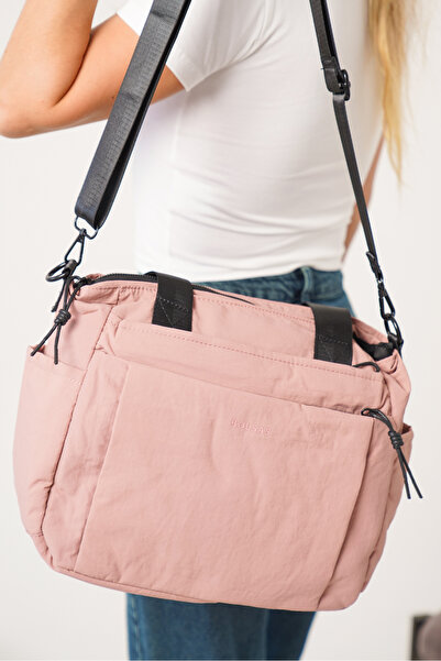 Solo Bag Women's Multi-Compartment Waterproof Crinkle Casual Crossbody Hand and Shoulder Bag