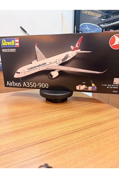 REVELL Airbus A350-900 1/144 Ölçekli Boyalı Maket Uçak Seti – Boya ve Yapıştırıcılı (45.4 cm)