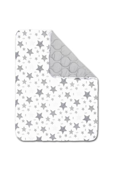 Kidizi Magic Stars Grey Quilted 5-piece Crib Bedding Set (pillow, quilt, bumpers, fitted sheet)