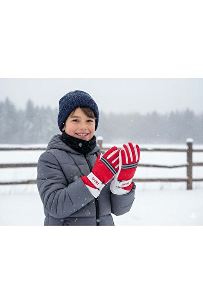 MİNİKO KİDS Ki̇tti̇ 422-18 9-14 Year Old Snow Skiing Gloves