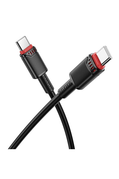 Borofone Premium Type-C Cable, 60W, 1m Beneficio, black, BX110