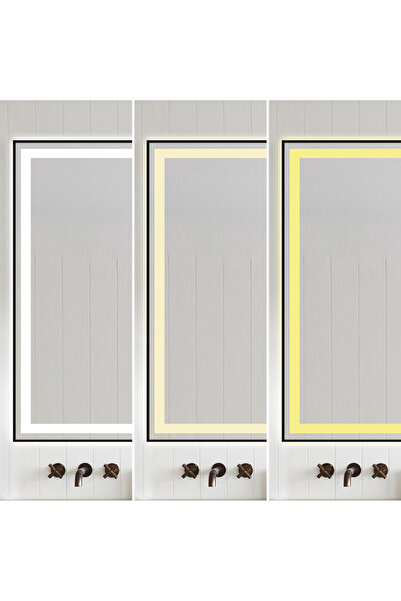 ELİT'S Oglindă de baie LED premium cu dezaburire, senzor tactil, lumină rece/...