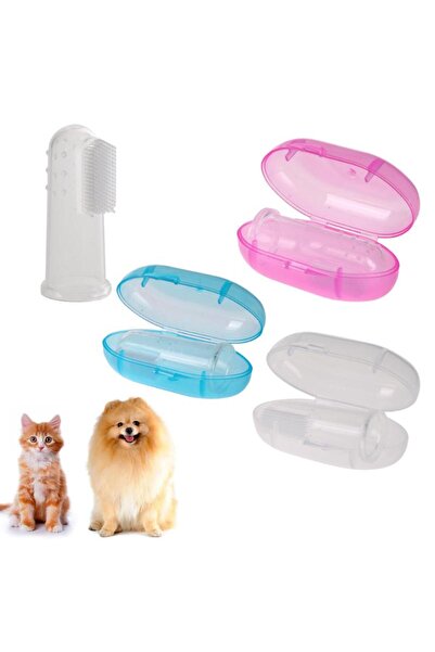 HESPERUS فرشاة أسنان سيليكون للحيوانات الأليفة - منظف أسنان للقطط والكلاب