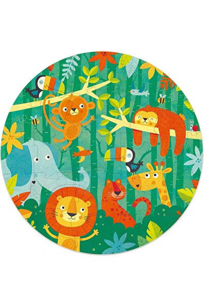 EDUCA The Jungle Round Puzzle - 28 Pieces, 48 cm