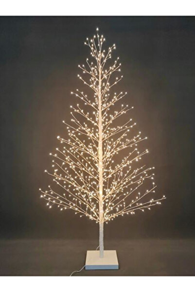 Lumi LUXURY Christmas Tree White Tree with 689 Warm White LED Bulbs 1.8m