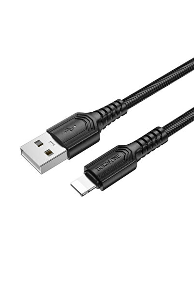 Borofone iPhone charging cable 2.4A 1m Certain, black