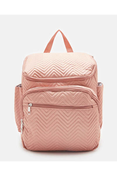 REDTAG Pink Textured Diaper Bag