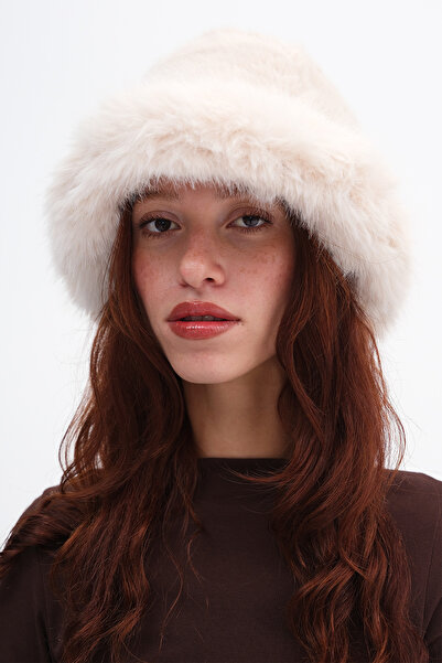 Addax Fur Plush Bucket Hat