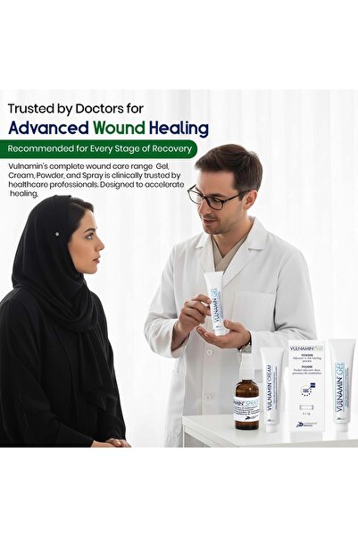 Vulnamin ® PWD – Wound Dressing (Pack of 2x1g Sticks)