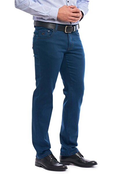 Centini Men’s Everyday Regular Fit Jeans, Rich Blue