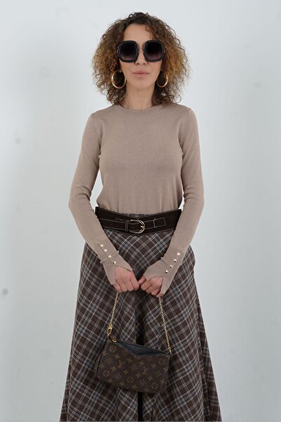 Zelish My Sister Πουλόβερ με λαιμόκοψη με λαβή βιζόν