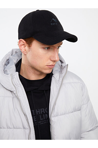 LC Waikiki Black Printed Men's Hat