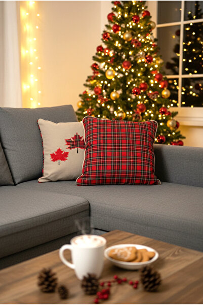 FH finehome Plaid Checkered Throw Pillow Cover 45X45Cm