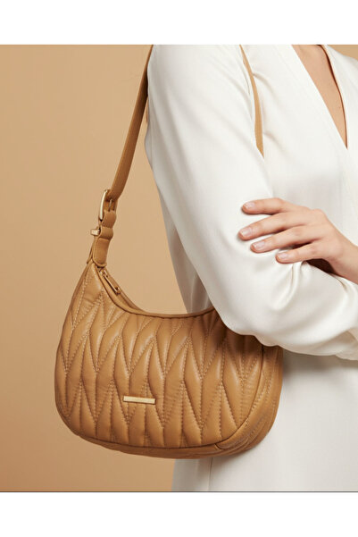 REDTAG Women Beige Textured Slouch