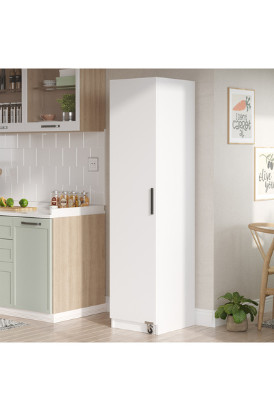 Robin Home Kelly Çok Amaçlı Dolap Kiler Dolabı Erzak Dolabı Beyaz