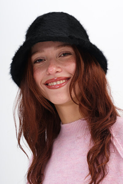 Addax Furry Bucket Hat Şpk1089